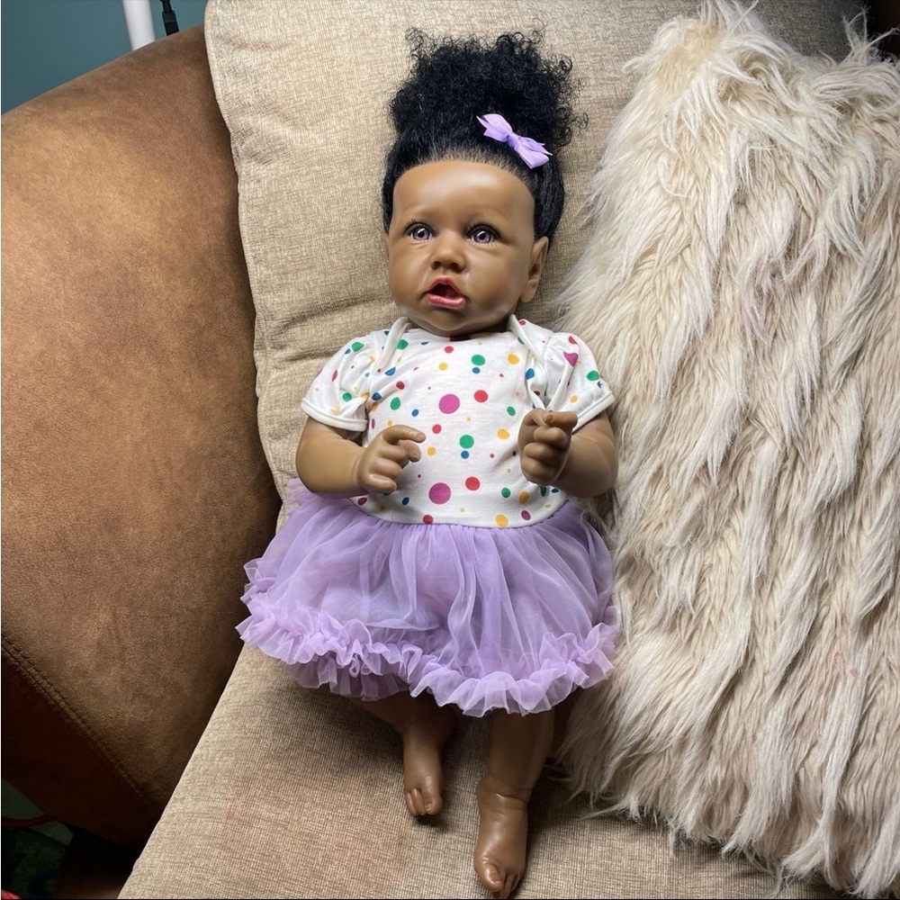 Beautiful 22” African American Reborn Baby Girl